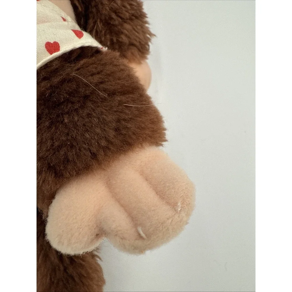 MATTEL Monkey Stuffed Heart Bonnet & Shorts EMOTIONS Plush Vintage 1984